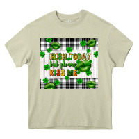 Mossy Irish today but please kiss me st. patricks day Heavy Core Tee - FaDigitalArtStudio