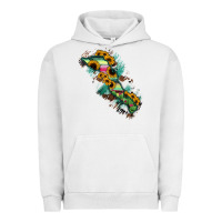 Pigment Lunar Rock Baja California Sur State Of Mexico Map Urban Hoodie - RanaPortraitStore