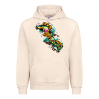 Sandshell Baja California Sur State Of Mexico Map Urban Hoodie - RanaPortraitStore