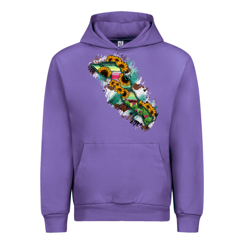 Baja California Sur State Of Mexico Map Urban Hoodie by RanaPortraitStore | Teevron