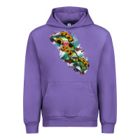 Tulip Baja California Sur State Of Mexico Map Urban Hoodie - RanaPortraitStore