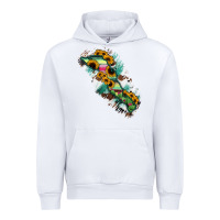 White Baja California Sur State Of Mexico Map Urban Hoodie - RanaPortraitStore