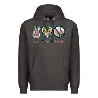Smoke Peace Love Baseball Premium Hoodie - Jasminsmagicworld