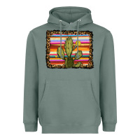 Sage serape leopard cactus Heavyweight Hoodie - RanaPortraitStore