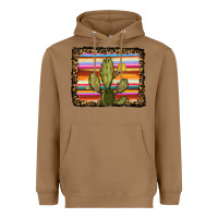 Toasted Coconut serape leopard cactus Heavyweight Hoodie - RanaPortraitStore