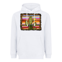 White serape leopard cactus Heavyweight Hoodie - RanaPortraitStore