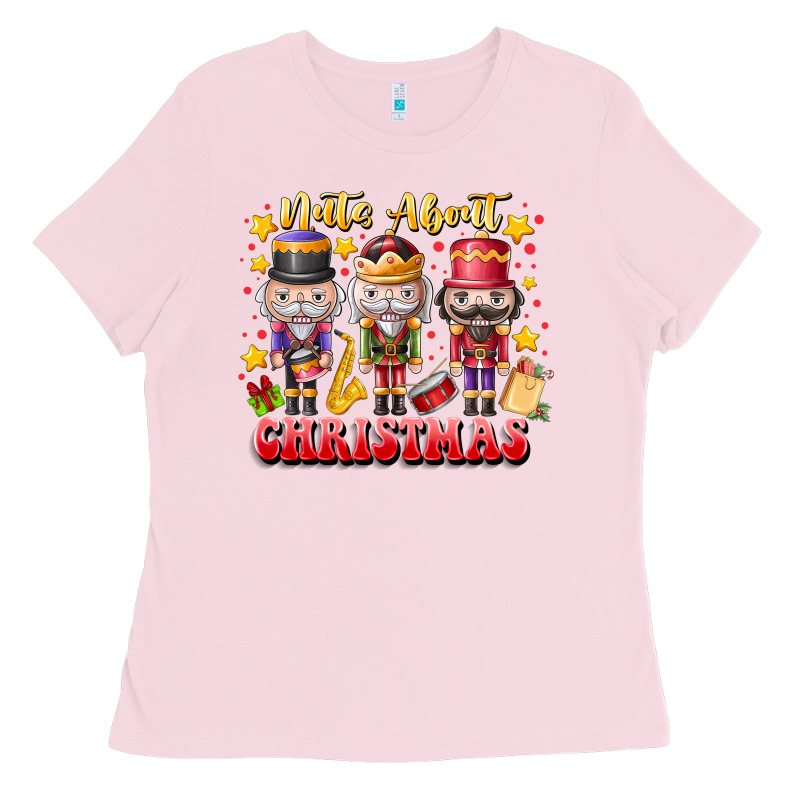 Nuts About Christmas Ladies Tee by CowhideDigitalArt | Teevron