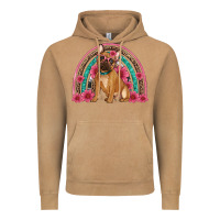 Vintage Camel french bulldog floral rainbow Vintage Hoodie - Artiststas