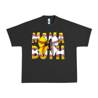 Pigment Black Mama Of Both Urban Heavy Tee - CowhideDigitalArt