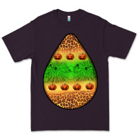 Plum halloween pumpkin teardrop Premium Tee - BundleAndBundleShop