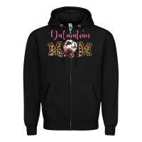 Black Dalmatian Mom Zipper Hoodie - Jasminsmagicworld
