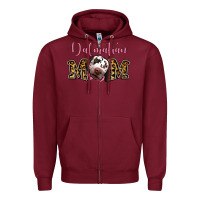 Burgundy Dalmatian Mom Zipper Hoodie - Jasminsmagicworld