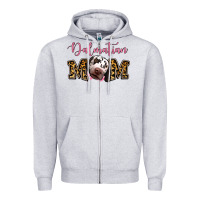 Heather Grey Dalmatian Mom Zipper Hoodie - Jasminsmagicworld