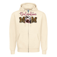 Sandshell Dalmatian Mom Zipper Hoodie - Jasminsmagicworld