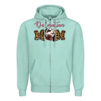 Seafoam Dalmatian Mom Zipper Hoodie - Jasminsmagicworld