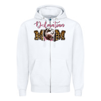 White Dalmatian Mom Zipper Hoodie - Jasminsmagicworld
