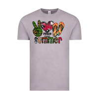Vintage Zinc peace love summer Vintage Tee - CowhideDigitalArt