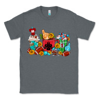 Charcoal Heather Coffee And American Football Coffee Cups Classic Tee - FaDigitalArtStudio