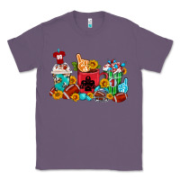Lavender Coffee And American Football Coffee Cups Classic Tee - FaDigitalArtStudio
