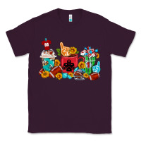 Plum Coffee And American Football Coffee Cups Classic Tee - FaDigitalArtStudio