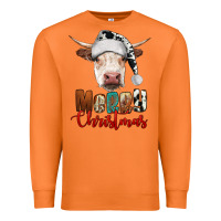Carrot merry christmas hereford cow Premium Sweatshirt - RanaPortraitStore