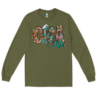 Army Green cna life Long Sleeve Tee - RacoonDesign