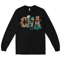 Black cna life Long Sleeve Tee - RacoonDesign