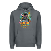Rock summer vibes messy bun Premium Hoodie - BarkalooDesign
