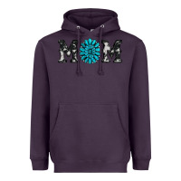 Plum cowhide with gemstone Heavyweight Hoodie - RanaPortraitStore