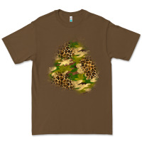Cacao camouflage and leopard patch  3 Premium Tee - BundleAndBundleShop