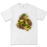 White camouflage and leopard patch  3 Premium Tee - BundleAndBundleShop