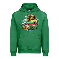 Emerald Campeche State Of Mexico Map Urban Hoodie - RanaPortraitStore
