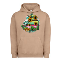 Pigment Burro Campeche State Of Mexico Map Urban Hoodie - RanaPortraitStore