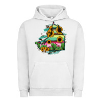 Pigment Lunar Rock Campeche State Of Mexico Map Urban Hoodie - RanaPortraitStore