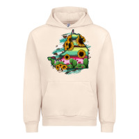 Sandshell Campeche State Of Mexico Map Urban Hoodie - RanaPortraitStore