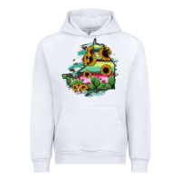 White Campeche State Of Mexico Map Urban Hoodie - RanaPortraitStore