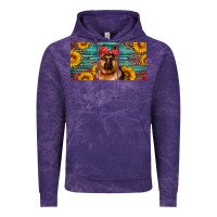 Cloud Purple german shepherd with sunflowers license plate Vintage Hoodie - Artiststas