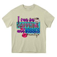 Mossy I run on caffeine and kisses Heavy Core Tee - FaDigitalArtStudio