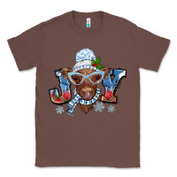 Chestnut Christmas snow cow joy Classic Tee - BarkalooDesign