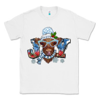 White Christmas snow cow joy Classic Tee - BarkalooDesign