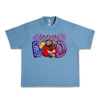 Pebble Blue american dod Urban Heavy Tee - CowhideDigitalArt
