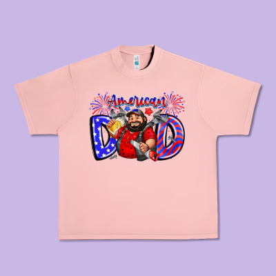 American Dod Urban Heavy Tee Designed By Cowhidedigitalart