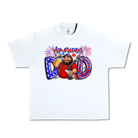 White american dod Urban Heavy Tee - CowhideDigitalArt