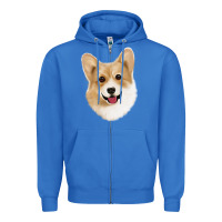 True Royal Corgi Zipper Hoodie - Jasminsmagicworld