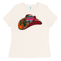 Bone Christmas Cowboy Ladies Tee - CowhideDigitalArt