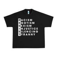 Black resist   political resistance Urban Heavy Tee - baoMotion