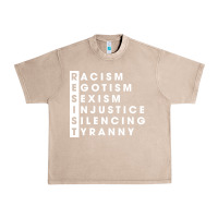 French Oak resist   political resistance Urban Heavy Tee - baoMotion
