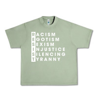 Oil Green resist   political resistance Urban Heavy Tee - baoMotion