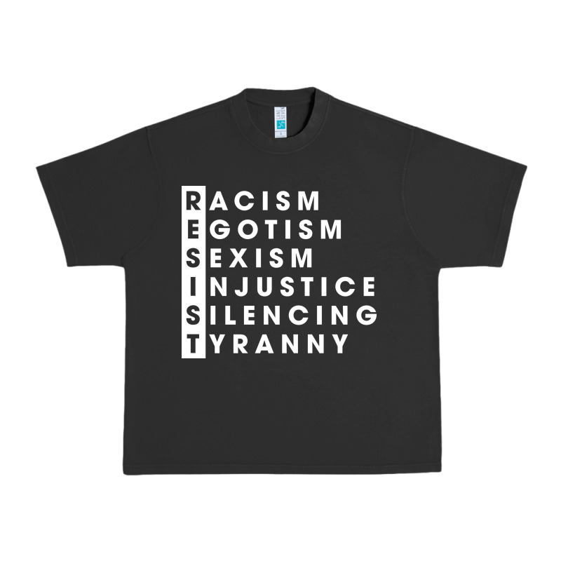 Resist   Political Resistance Urban Heavy Tee by baoMotion | Teevron