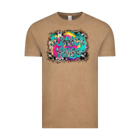 Vintage Coffee Summer Vibes Vintage Tee - CowhideDigitalArt